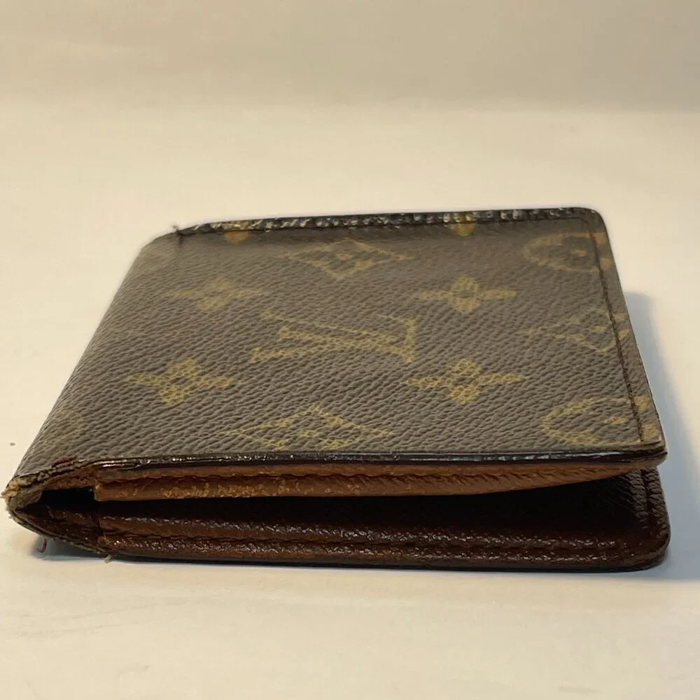 Louis Vuitton Porte 2 Cartes Monogram Canvas Slim ID Wallet - Preowned